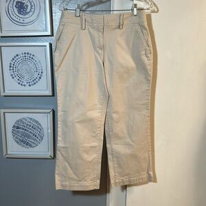 Tommy Hilfiger Stretch Janie Fit Women’s Cropped Khaki Chino Style Pants Size 6